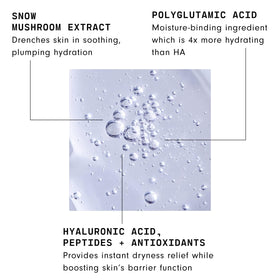 Versed Moisture Maker droplet dispenser releasing a clear hydrating serum