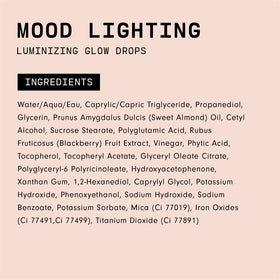 Versed Mood Lighting Glow Drops non-greasy formula that nourishes while illuminating