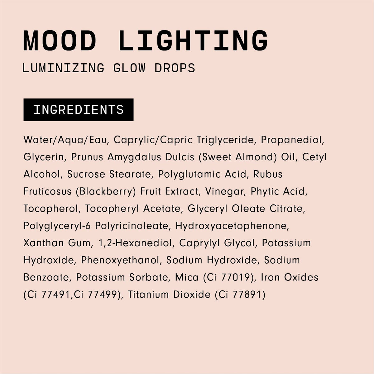 Versed Mood Lighting 1 oz packaging is travel-friendly