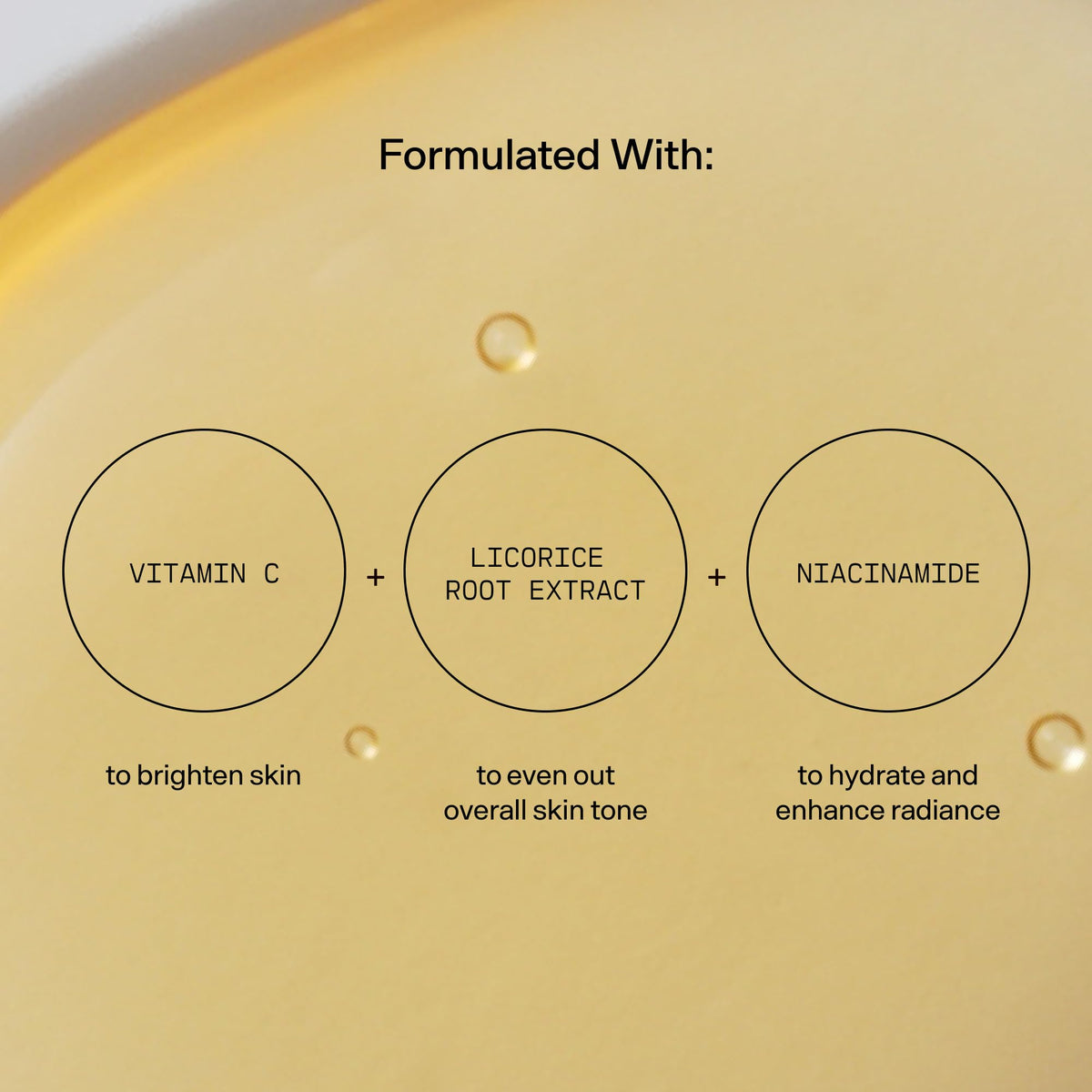 Versed Weekend Glow serum on skin shows quick absorption and glow.