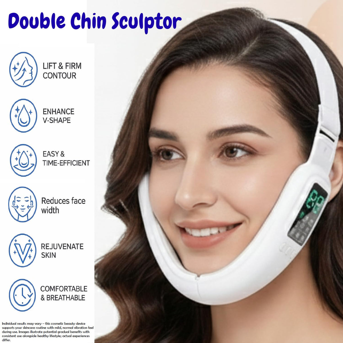 Versha V-Face Machine with 15 intensity levels for personalized comfort during sessions