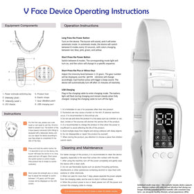 Versha V-Face Machine includes a free 3D face roller for facial massage