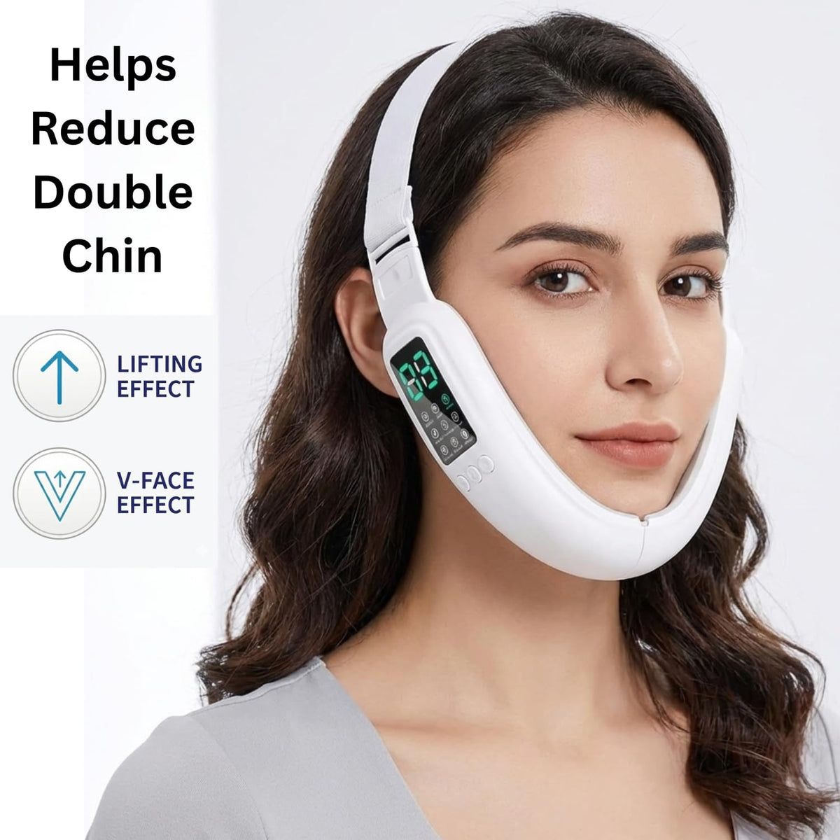 Versha V-Face Machine jawline sculpting for a more defined contour during daily care