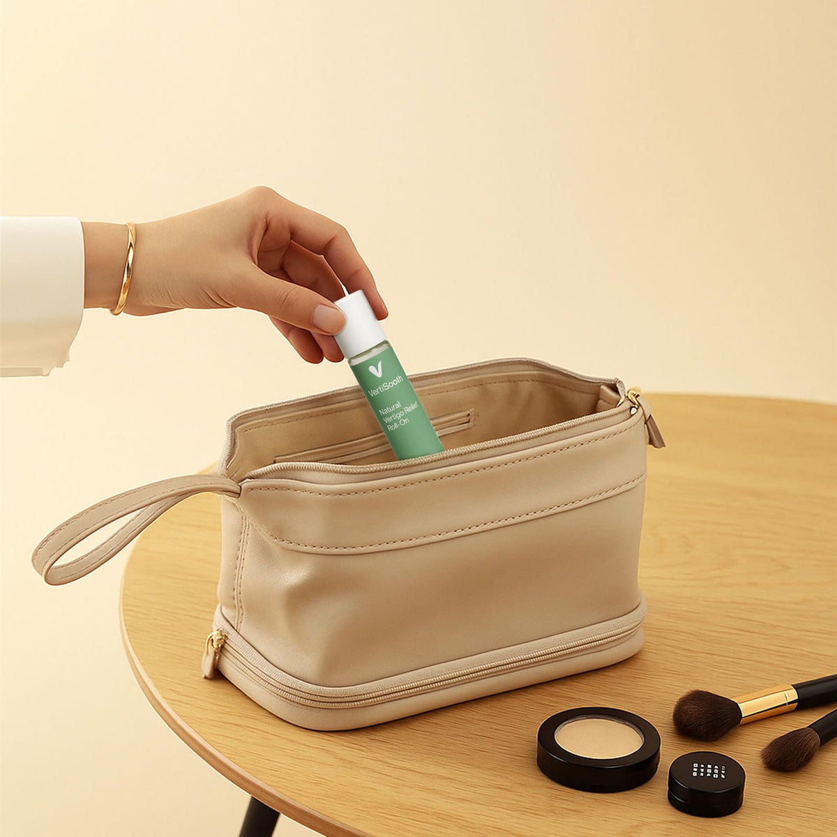 VERTISOOTH cooling-sensation fast-acting roll-on provides quick refreshment.