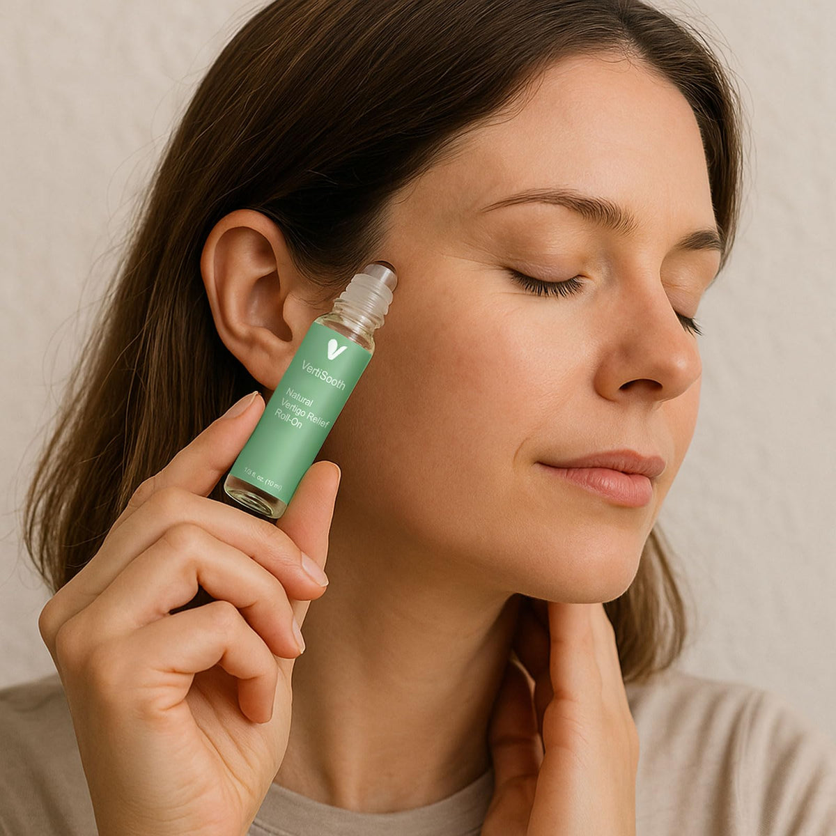VERTISOOTH daily anti-dizzy care is easy to apply during busy days.