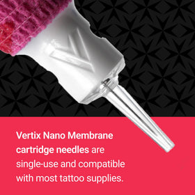 Vertix Nano low-tension diaphragm minimizes motor stress during shading.