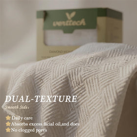 Verttech Diamond Weave towel closeup highlighting the absorbing texture.
