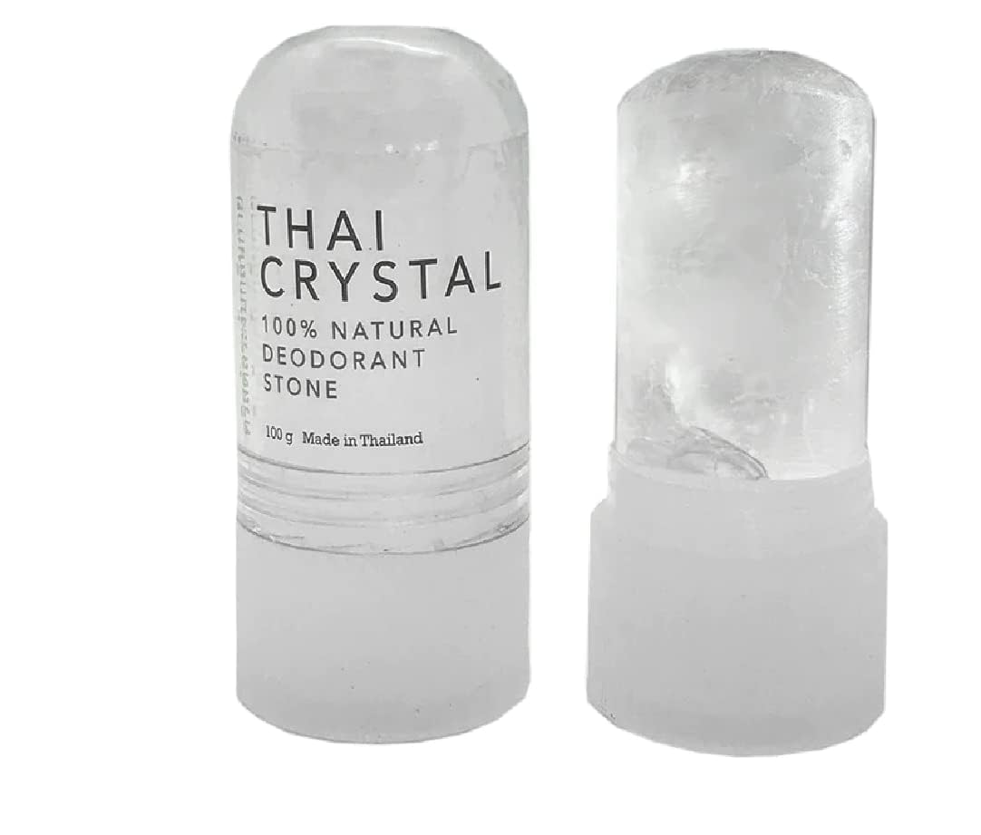 Verve CULTURE Thai Crystal Deodorant Stick close-up shows pure mineral salt for all day freshness