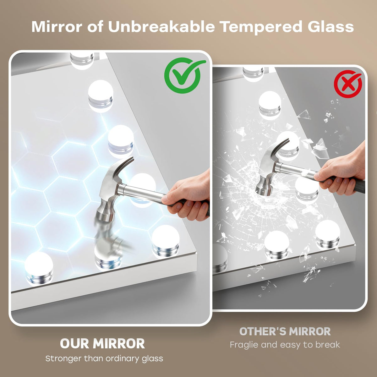 VESAUR dual mount design for tabletop or wall installation