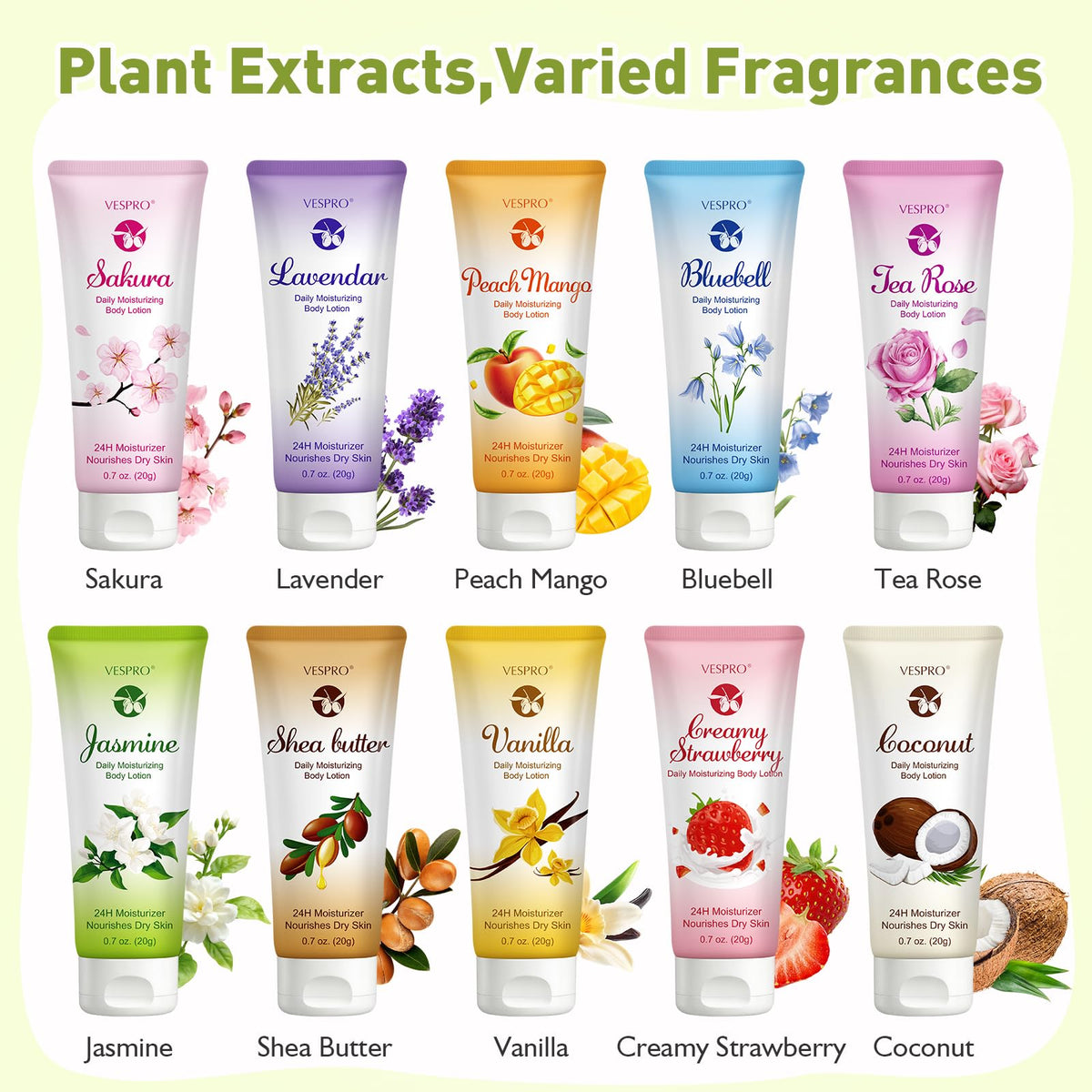 VESPRO Tea Rose compact bottle provides nourishing moisture for busy days.