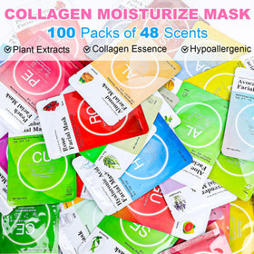 VESPRO face mask application on the face for a quick hydrating ritual.