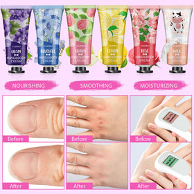 VESPRO peach hand cream for bright, non-greasy hydration