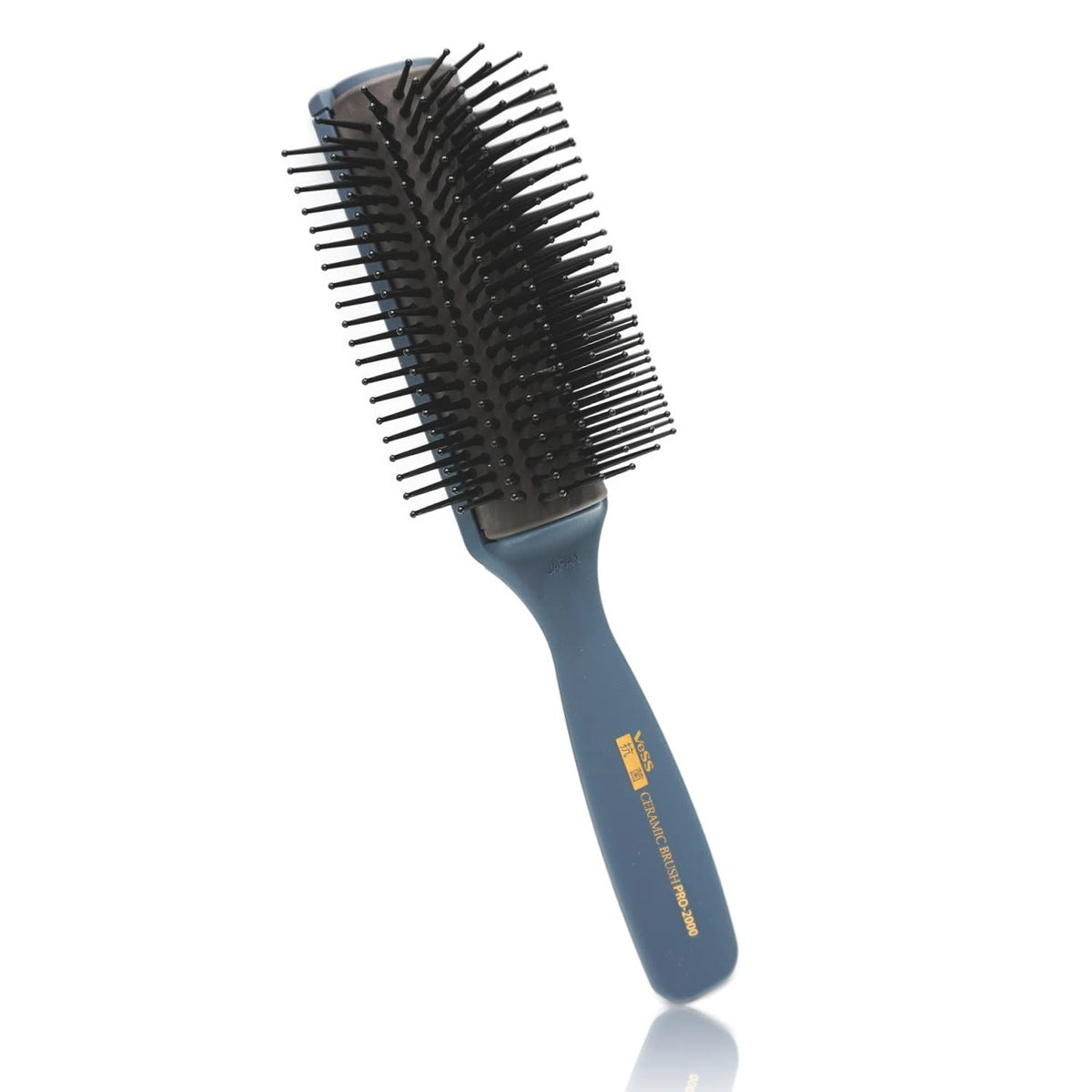 VESS Pro-2000 ceramic 9-row wide brush in action for smooth blowouts.