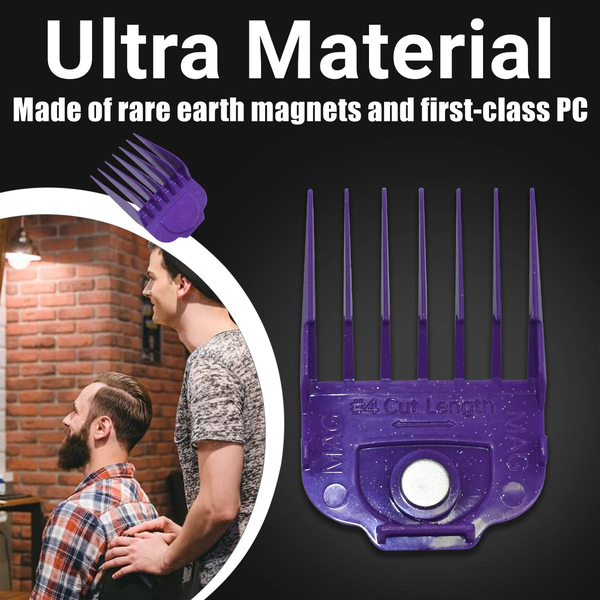 Vetmor guards compatible with Andis Master and PM family clippers for versatile use.