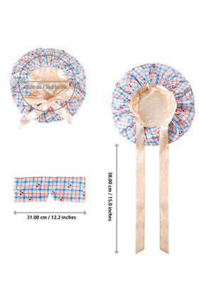 Vettres bonnet capturing braided hair protection and smooth sleep surface.