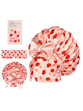Vettres detachable eye mask shown with bonnet for naps and travel