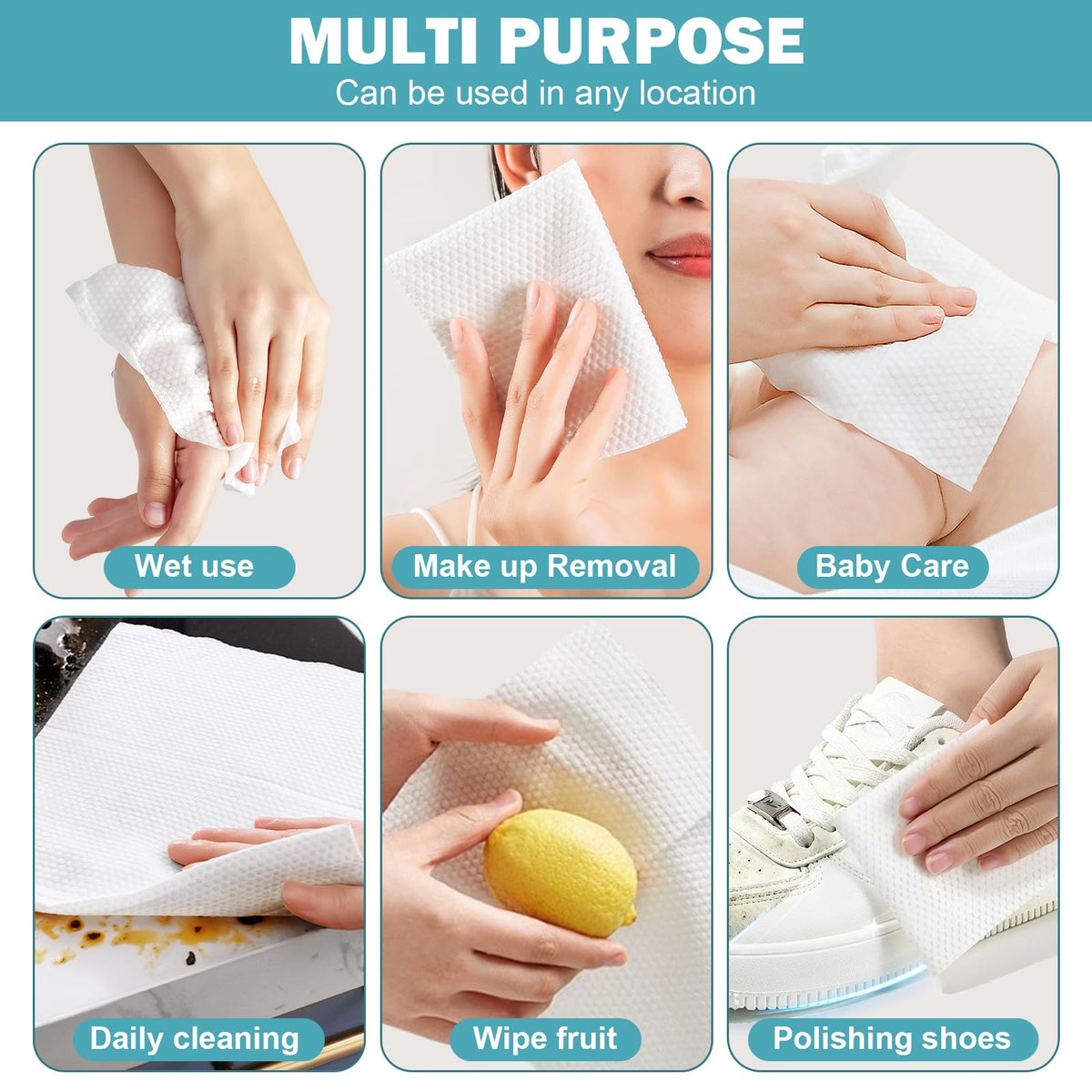VETYUND face towels travel-friendly cleaning cloths for skincare routines