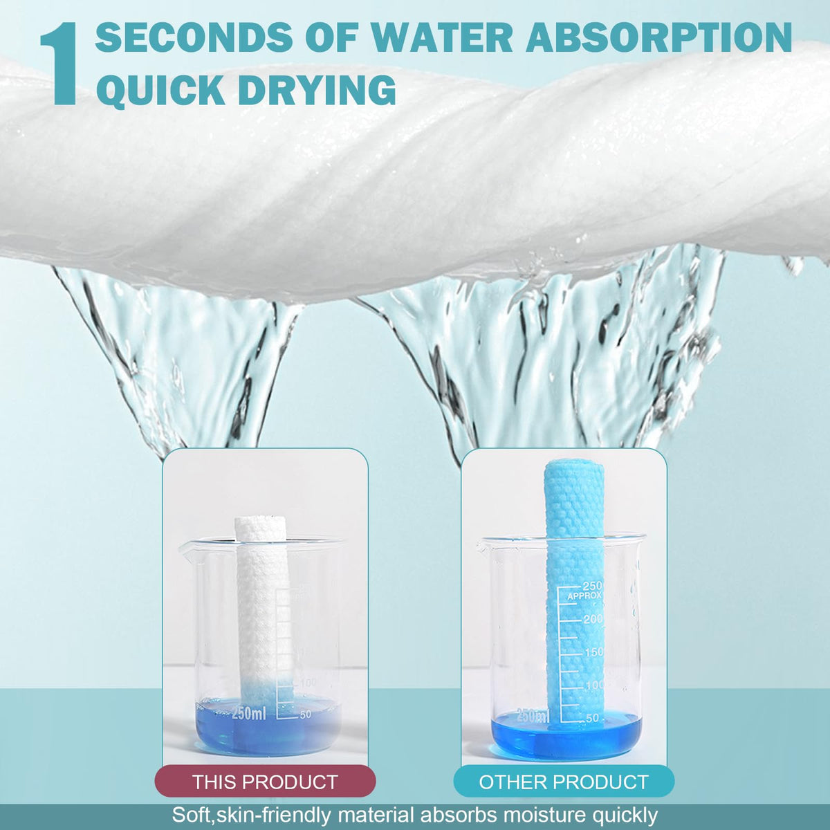 VETYUND face towels wet-use ready for makeup removal
