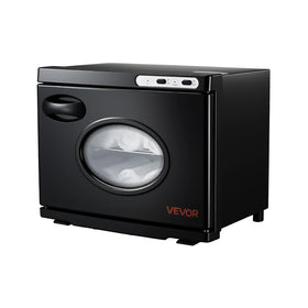 VEVOR Hot Towel Warmer with window view shows 23L capacity for warming towels.