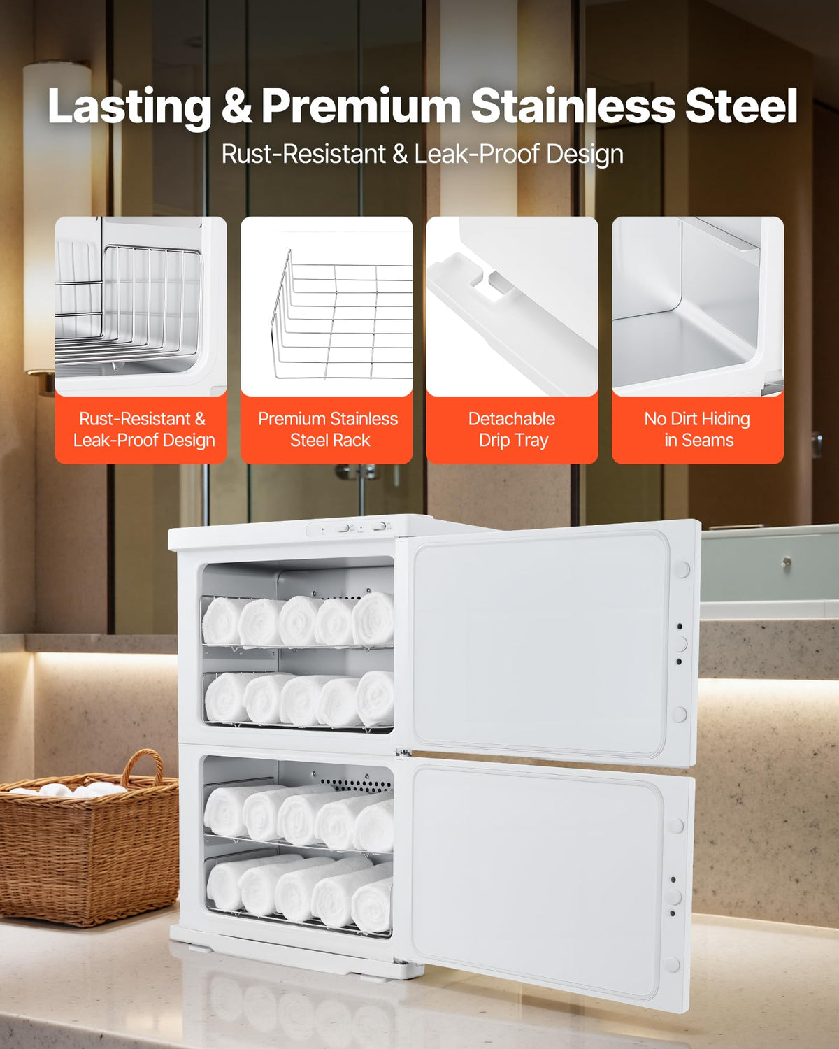 VEVOR hot towel warmer control panel for quick, reliable operation