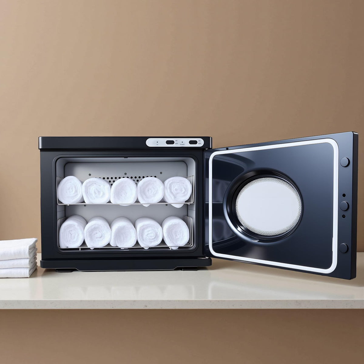 Over-temperature protection on VEVOR warmer enhances safe operation.