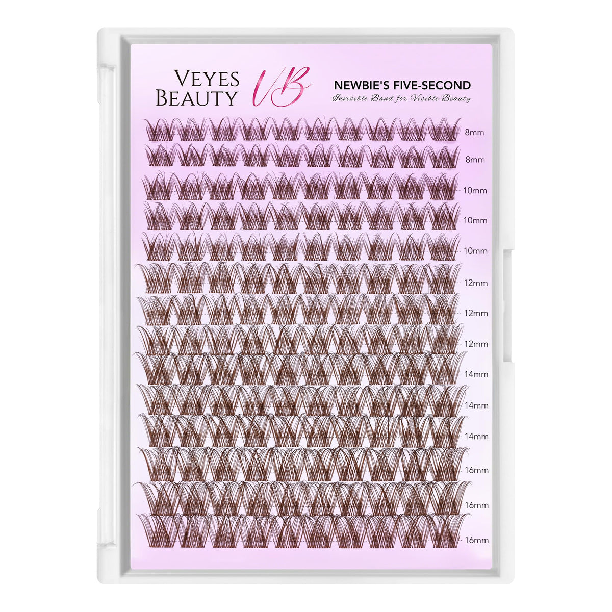 VEYESBEAUTY five-second-series tray for quick, beginner-friendly lashes.