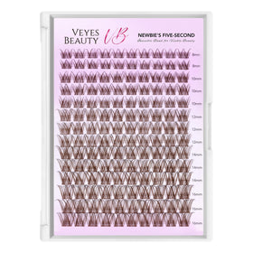 VEYESBEAUTY five-second-series tray for quick, beginner-friendly lashes.