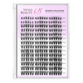 VEYESBEAUTY Thin, soft lash bands for comfortable wear.
