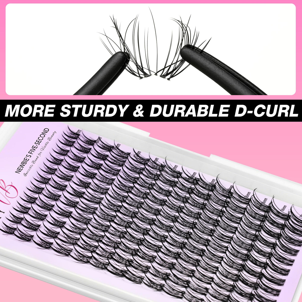VEYESBEAUTY lashes in 8-18mm mixed lengths for versatile looks.