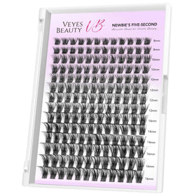 VEYESBEAUTY Lash Clusters Bomb Tray close-up for instant volume and easy styling
