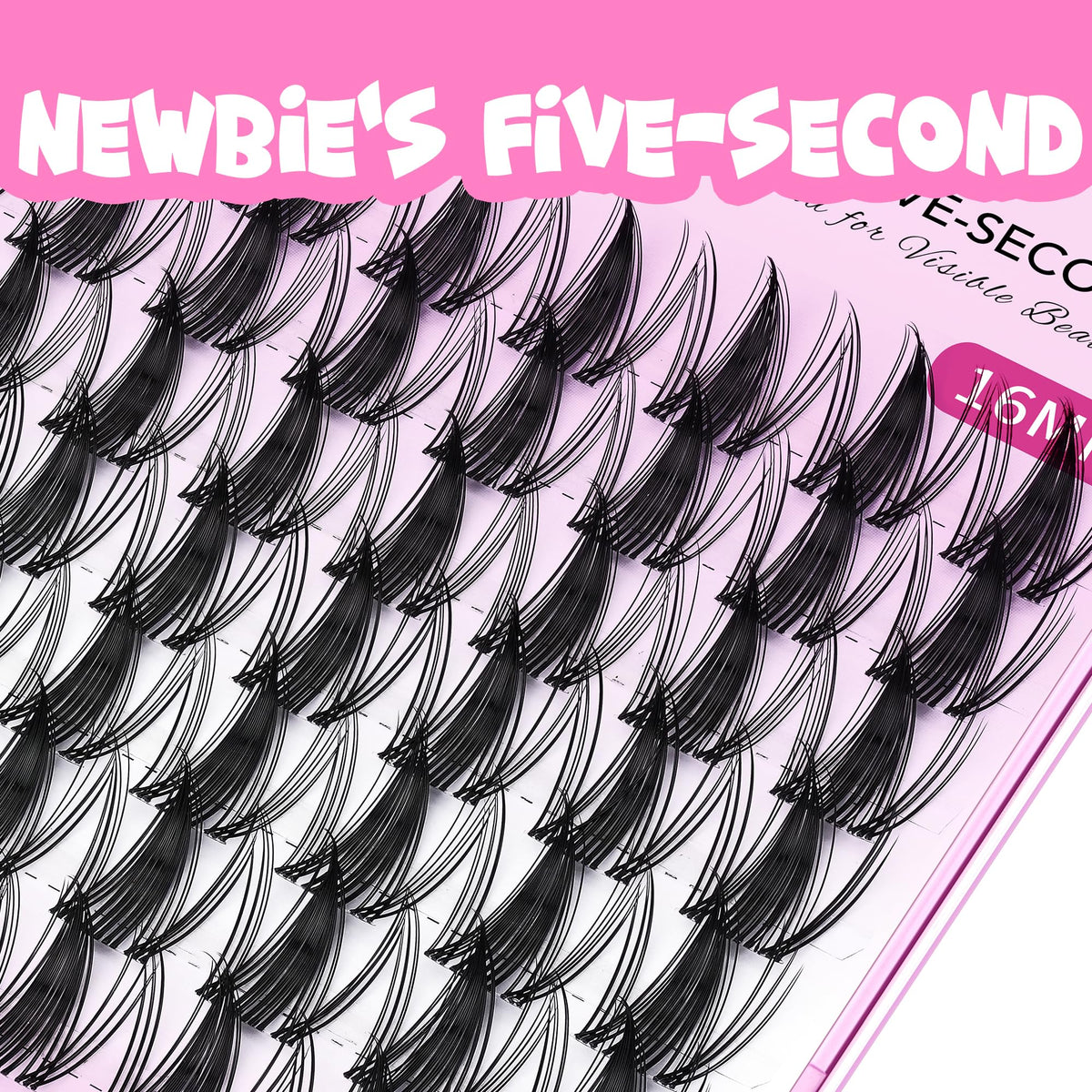 VEYESBEAUTY Lash Clusters Easy Application assists beginners with placement