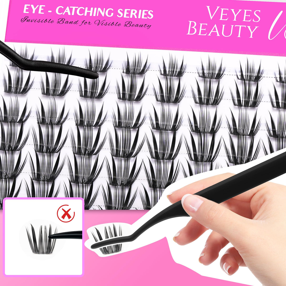 VEYESBEAUTY ideal for holidays and long wear with fluffy feel.