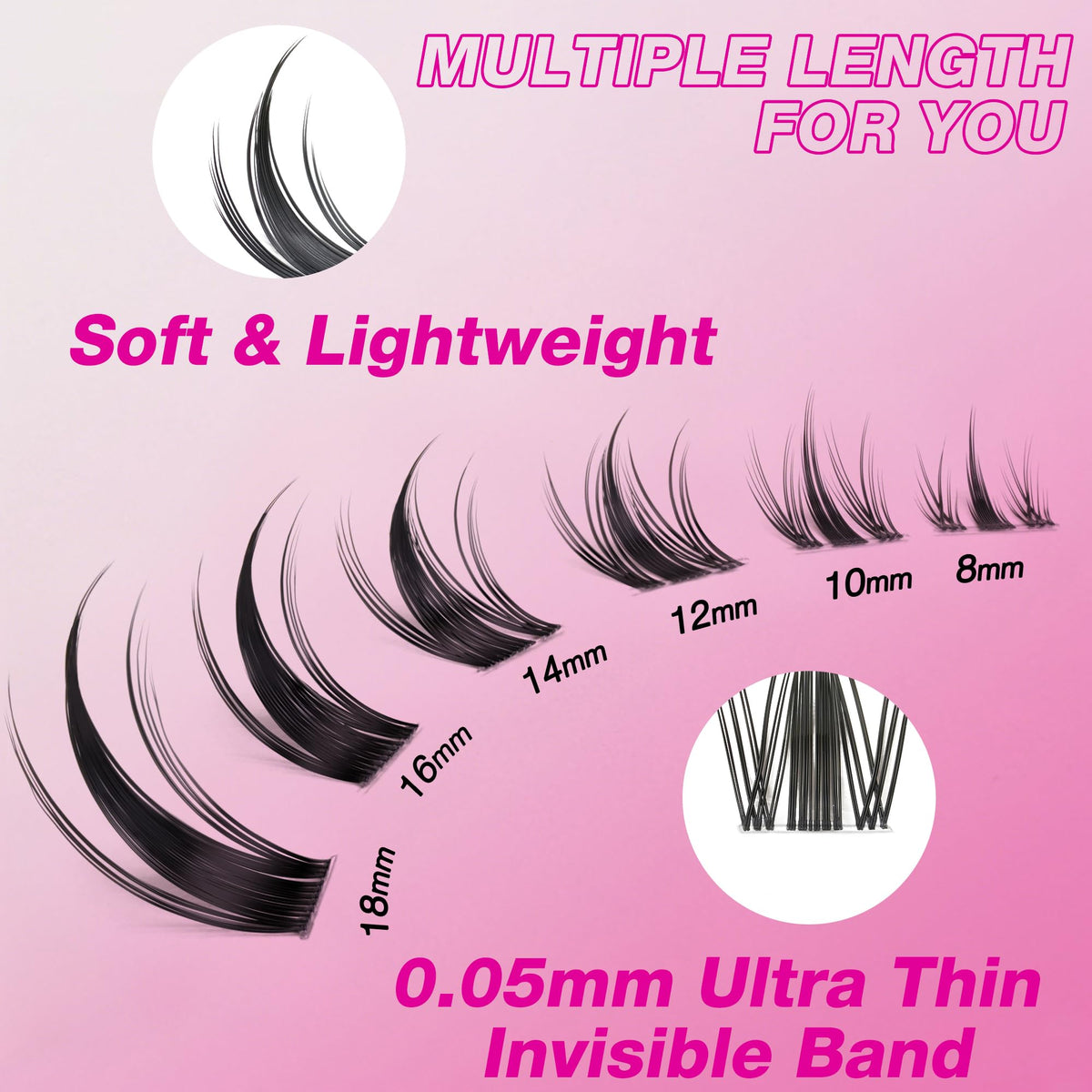 VEYESBEAUTY Lash Clusters Newbie Five-Second Lashes speed up routine