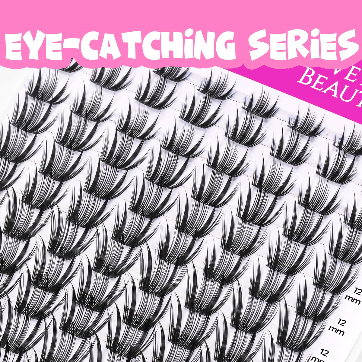 VEYESBEAUTY soft PBT fiber clusters feel lightweight and comfortable all day.