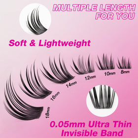 VEYESBEAUTY structured lashes with wider band enhance eye definition.