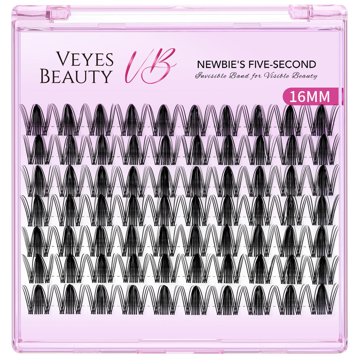 VEYESBEAUTY Lash Clusters Thin Band offers comfortable wear all day