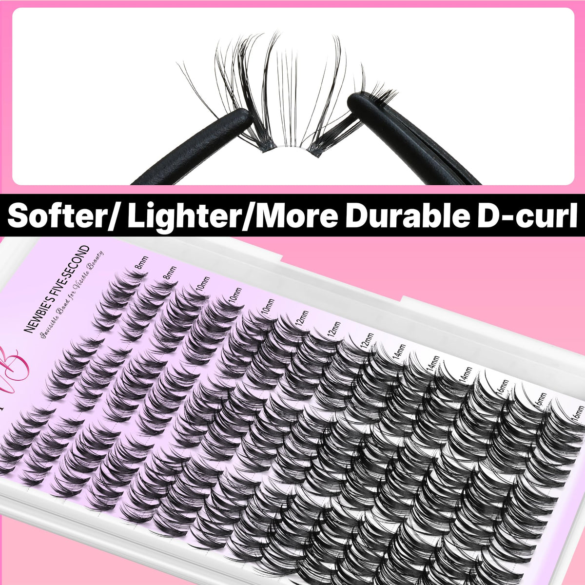 VEYESBEAUTY Newbie Five-Second Lashes for quick enhancement.