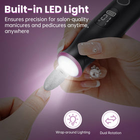 VFD drill 10-speed dial for precise nail work