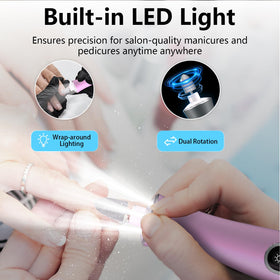 VFD rechargeable 2000mAh battery enables long cordless sessions.