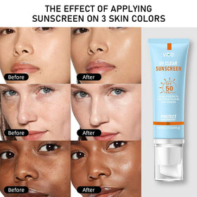 VGO sunscreen demonstrating 80-minute water resistance during outdoor activity