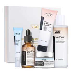 VGO Skin Care Set cleanser pump bottle for gentle cleansing and hydration