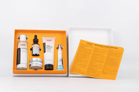 VGO Skin Care Set routine application scene for daily regimen