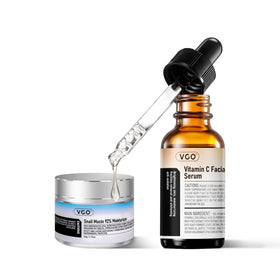 VGO snail mucin 92% moisturizer jar for fast hydration and smooth skin.