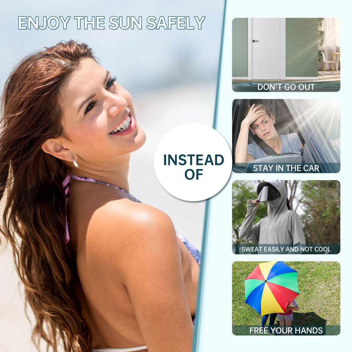 VGO travel-size sunscreen—compact bottle for beach days and errands.