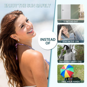 VGO travel-size sunscreen—compact bottle for beach days and errands.