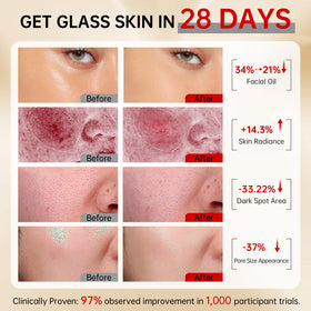 VGO vitamin C serum with antioxidants promotes radiant, even-toned skin