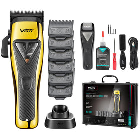 VGR 015 professional clipper with metal body for durable daily use