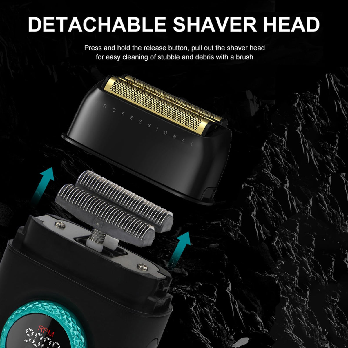 VGR 378 titanium foils are hypoallergenic for sensitive skin.
