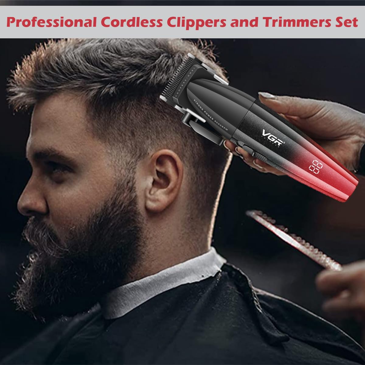 VGR 640 gift-ready grooming kit suits dads and partners.