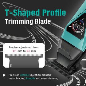 VGR 877S3 DLC-coated blade maintains sharpness during tough grooming tasks.